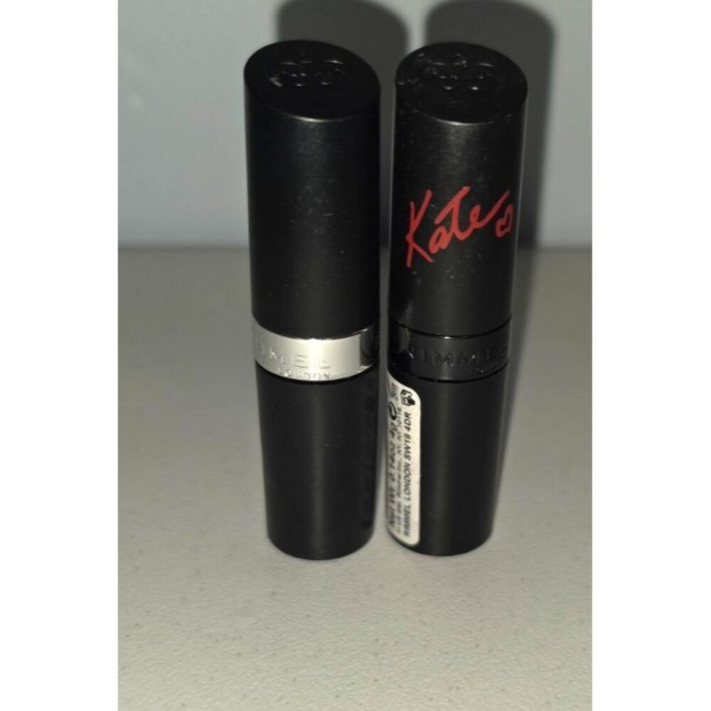 Lot of 2 LIpstick Rimmel London Katy Moss Amythest Shimmer & Nude NEW